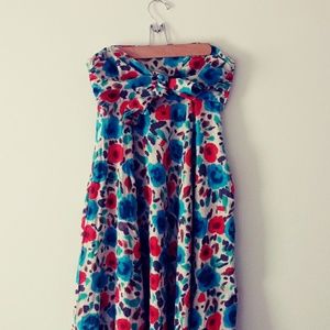 strapless maxi dress s/m